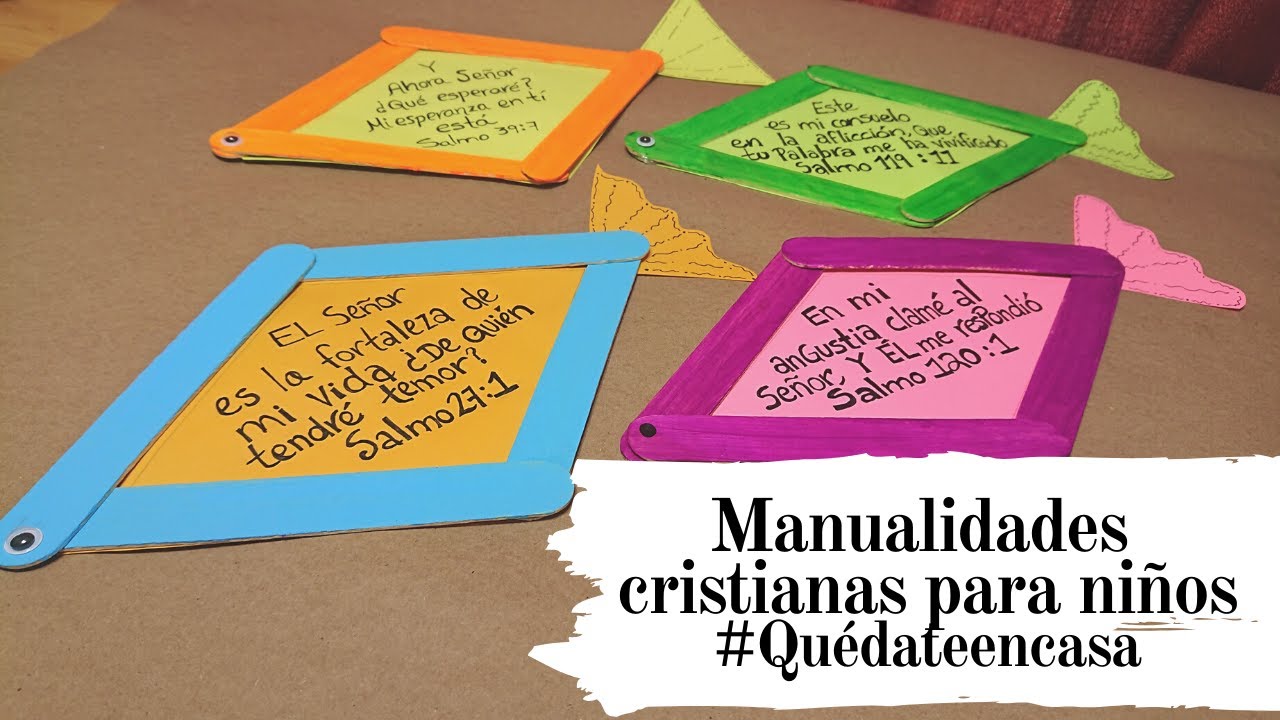 Manualidades Cristianas para enseñar, Pez salmista.