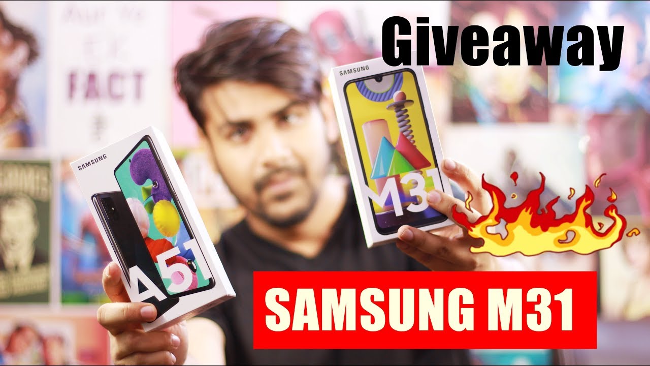 🔥 Samsung Galaxy M31 - Giveaway + First Look | 6000 mAH Battery Monster