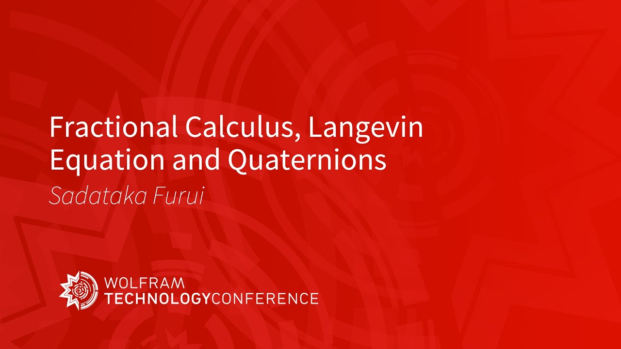 Fractional Calculus, Langevin Equation and Quaternions
