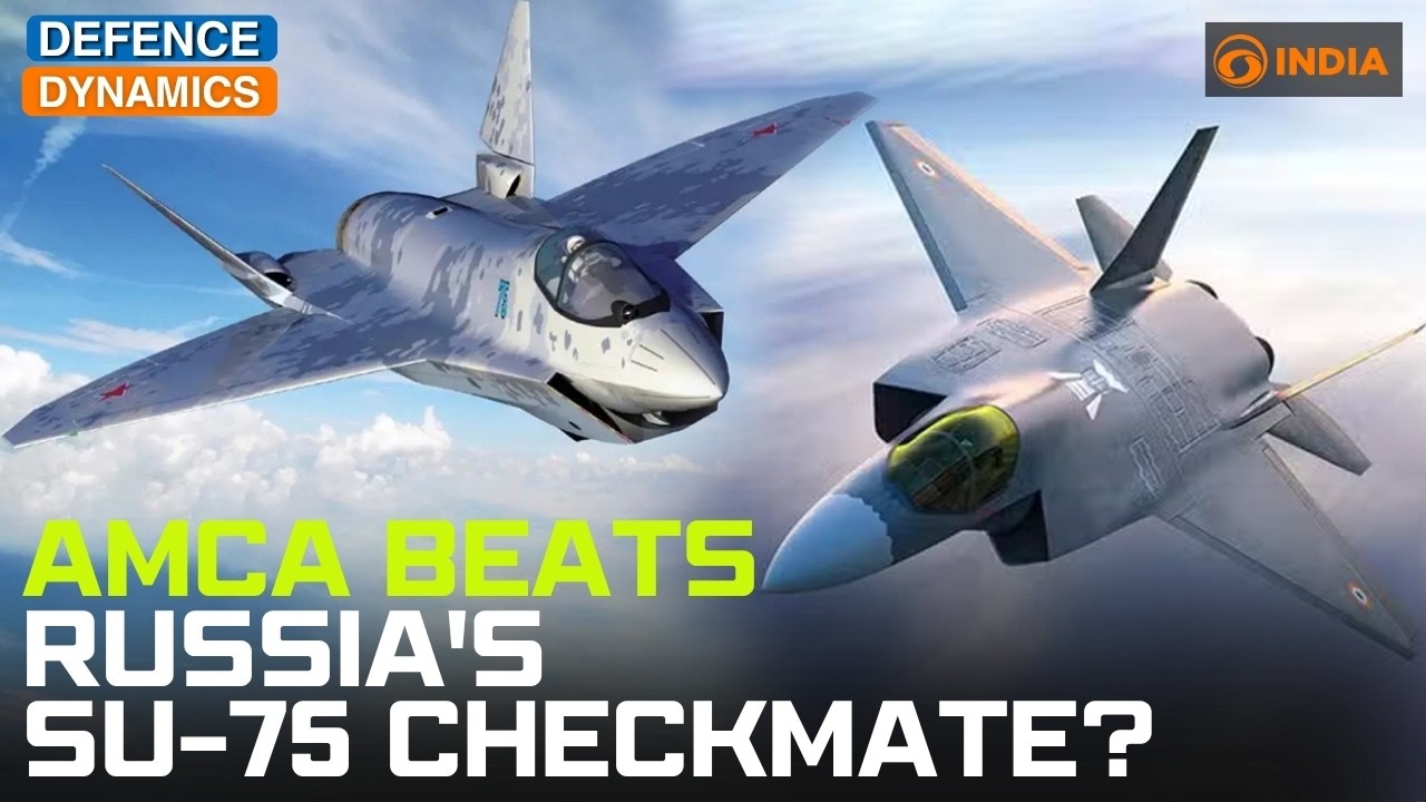 AMCA лучше российского Су-75 Checkmate? | Defence Dynamics