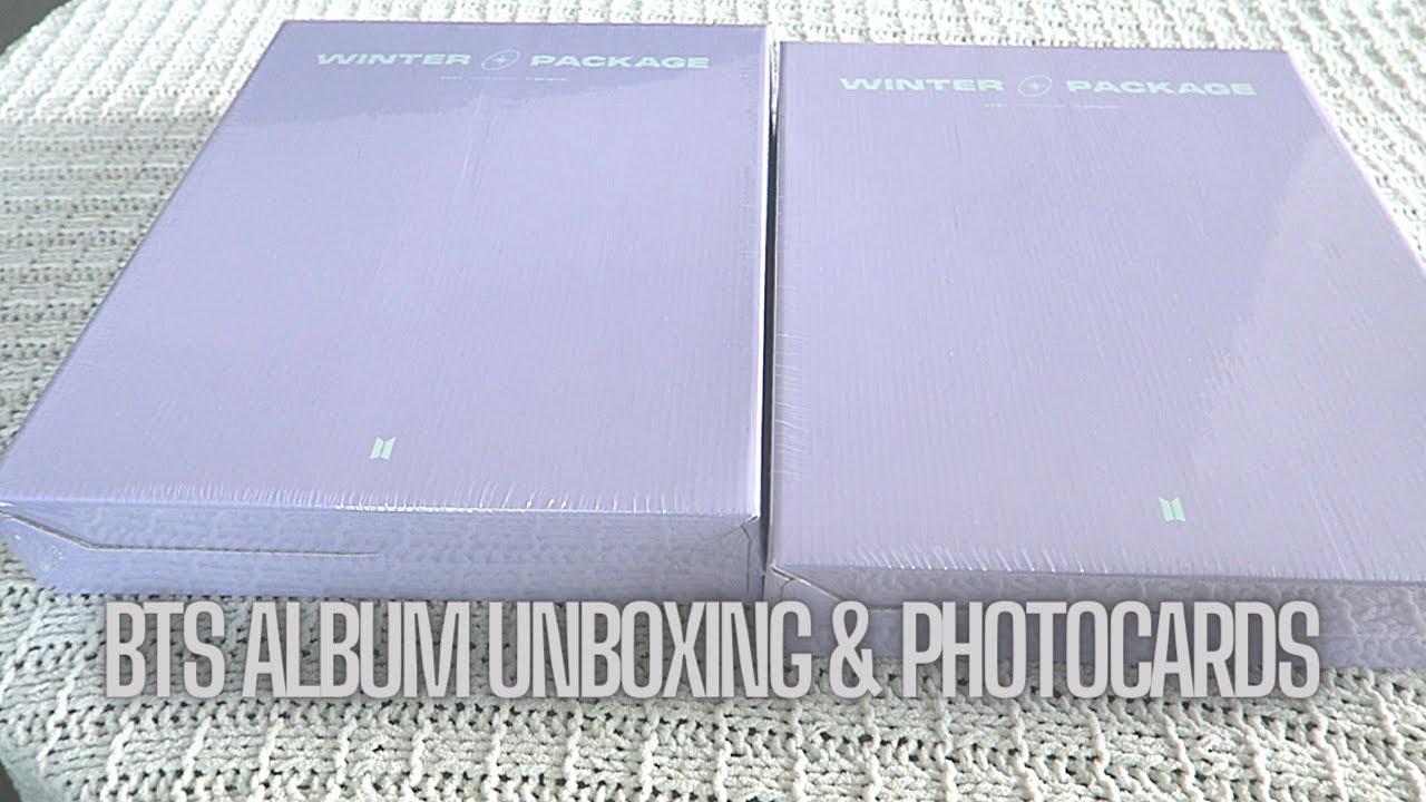 BTS WINTER PACKAGE 2021 UNBOXING & PHOTOCARDS!