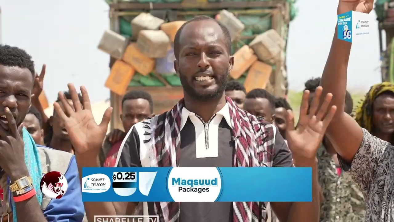 Gaadiidka dhuxusha keena Muqdisho oo ku xaniban deegaanka Ceel cade ee Hir-shabelle iyo.............