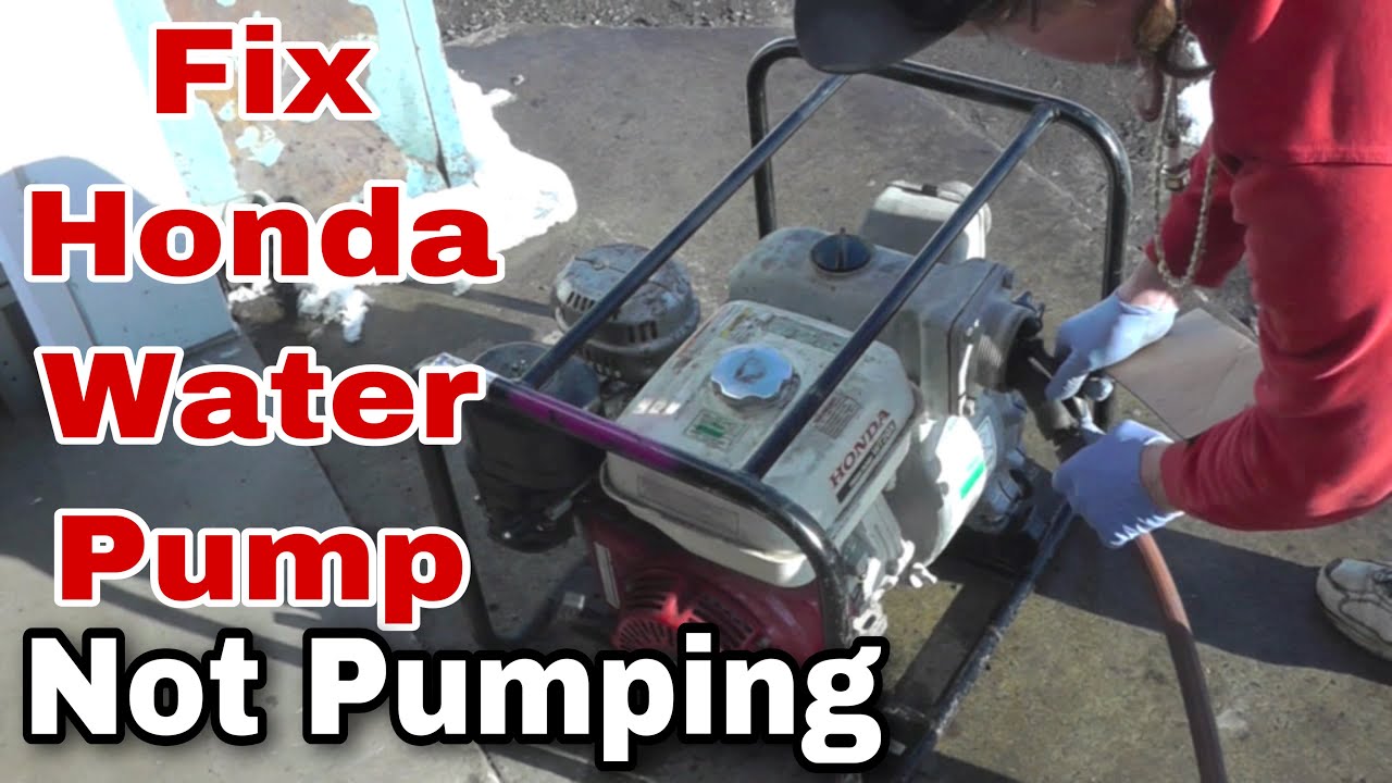 EASILY Fix Your Honda Water Pump that is NOT Pumping
