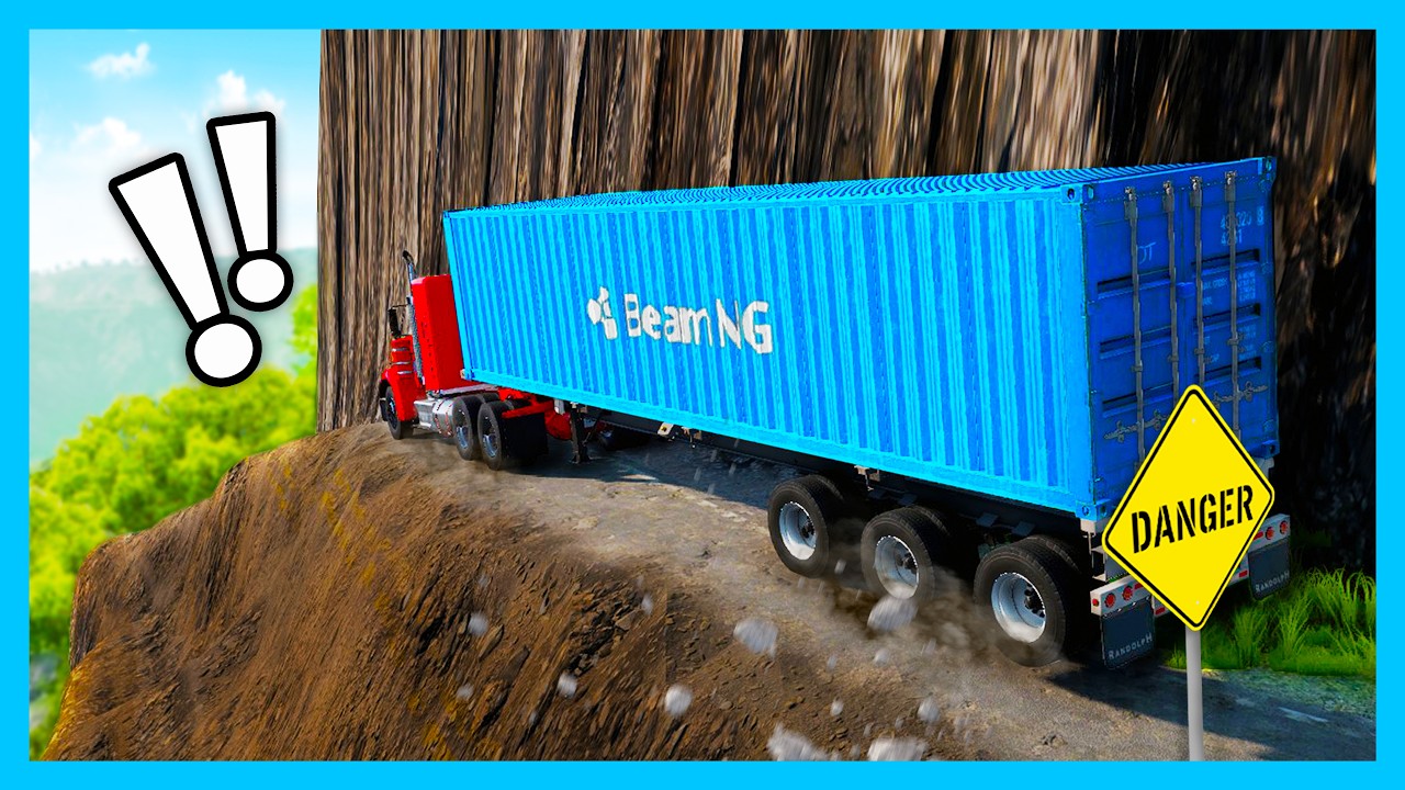 Ik Probeer de GEVAARLIJKSTE WEGEN in de Wereld! (BeamNG)