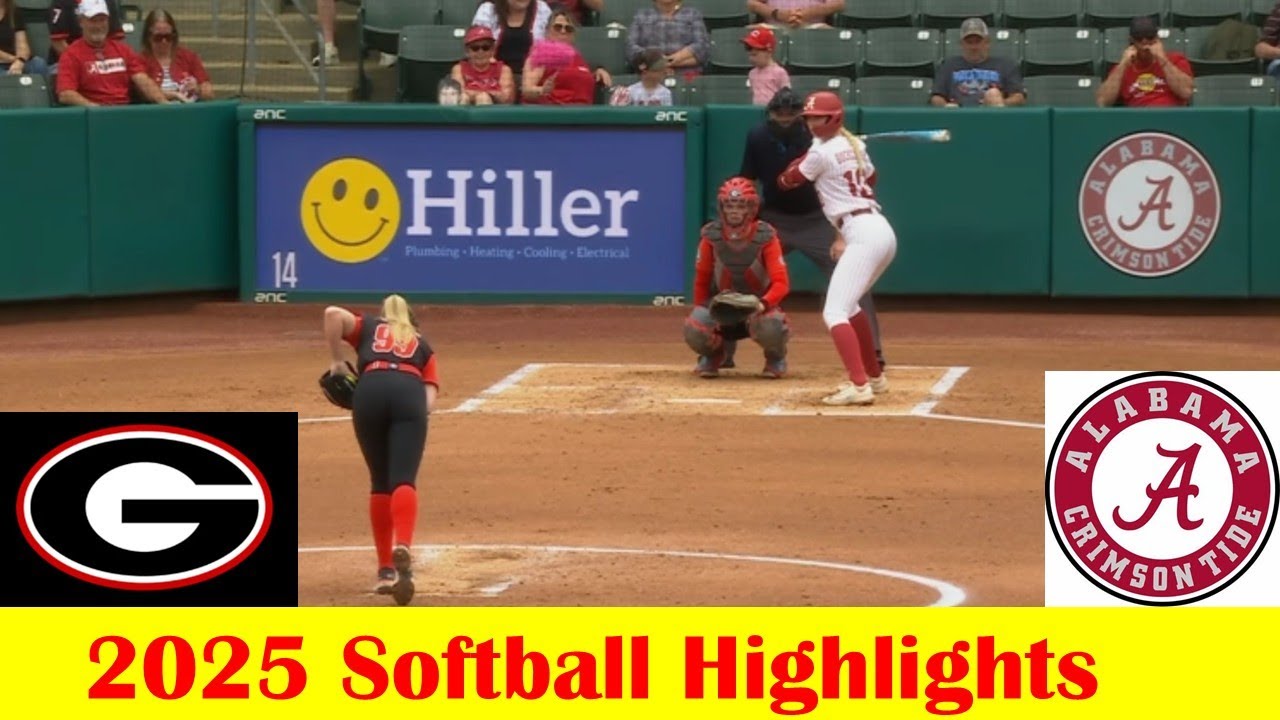 #17 Georgia vs #25 Alabama Softball Game Highlights 3 30 2025