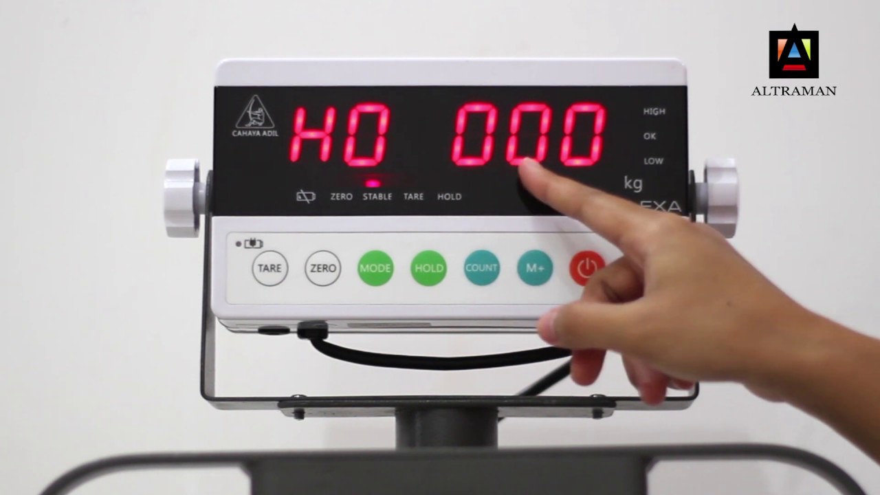 Cara Penggunaan Checkweigh Limit Alarm Pada Timbangan Digital TM Alexa