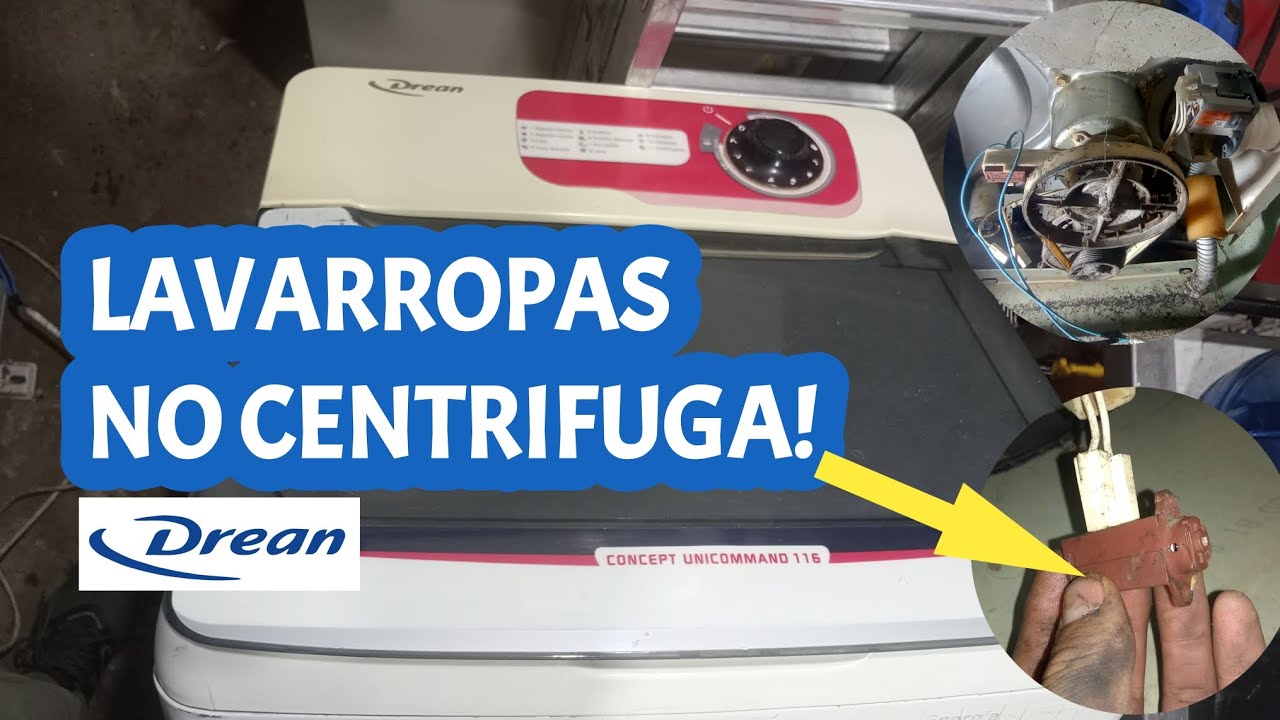 Lavarropas Drean concept no centrifuga. unicomand 116