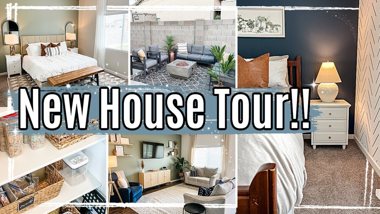 VLOG 16 - NEW HOUSE TOUR 2022 :: HOME TOUR AFTER DECORATING :: Budget Boho Makeover Series