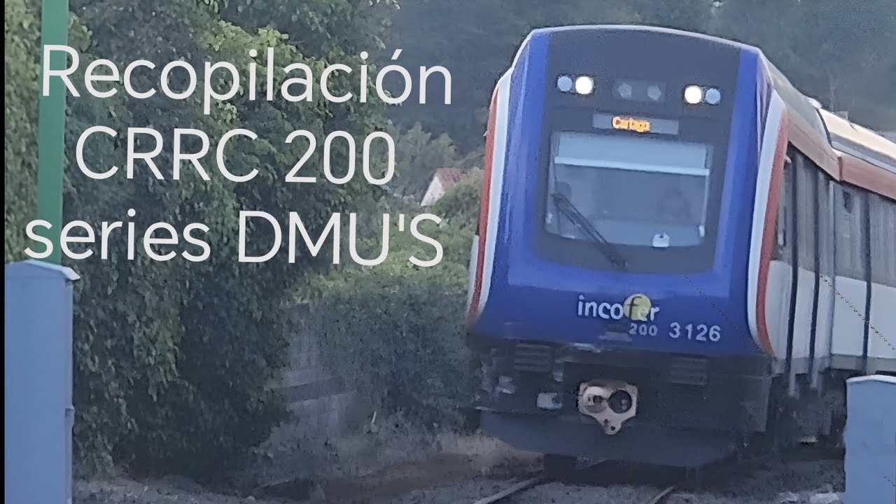 Recopilación de trenes CRRC 200 series (DMU) del Incofer // Serie 3100
