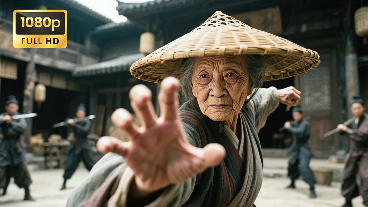 An 80-year-old master hides invincible kung fu, can defeat 100 gangsters in one move!