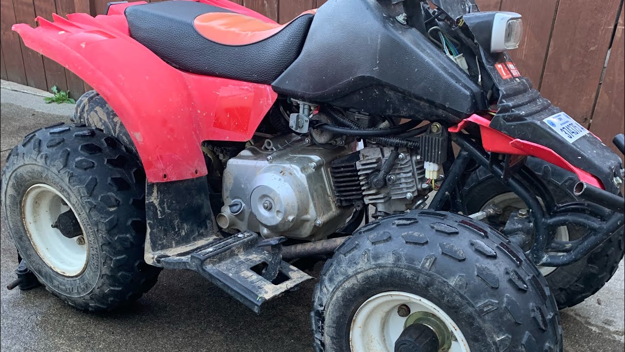 50CC ATV Oil change