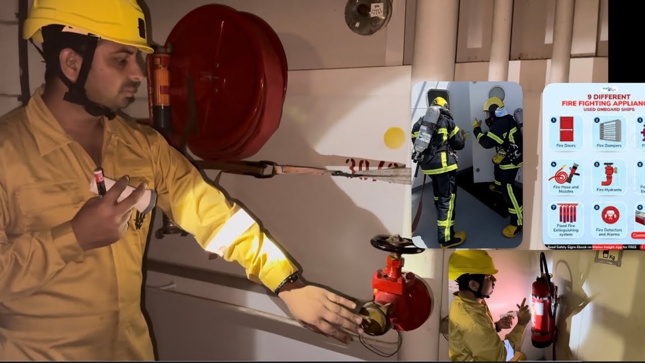 TYPES OF FIRE EXTINGUISHER 🧯 WE ARE USING FOR FIRE 🔥 ON SHIP 🚢 FOR CARGO HOLD FIRE 🔥 FULL IN DETAIL