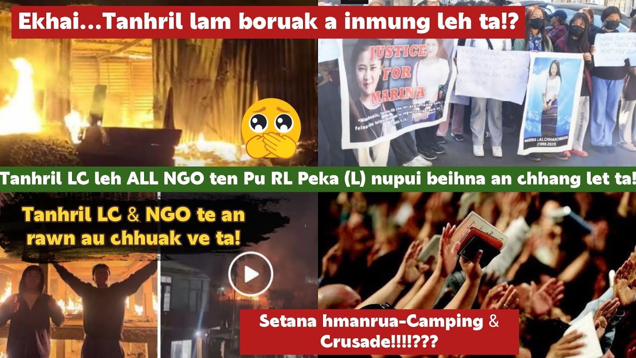 Hei le, Tanhril lam boruak a sosang leh ta! Setana hmanrua chu Camping leh Crusade!!!!!!