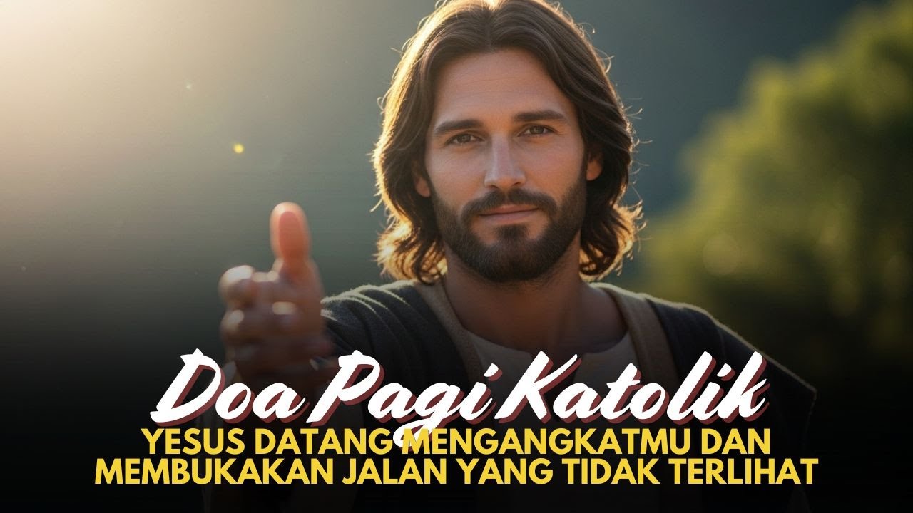 Doa Katolik Pagi Saat Sulit: Yesus Mengangkatmu dan Membukakan Jalan Yang Tidak Terlihat
