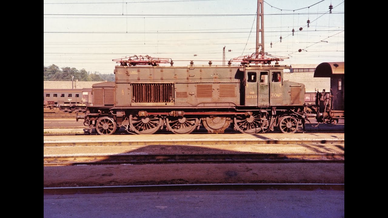 Lokomotiv-Oldtimer in Linz und Attnang-Puchheim 1974