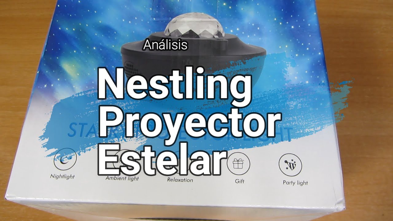 An&aacute;lisis Proyector de luz Estelar con altavoz bluetooth - Nestling