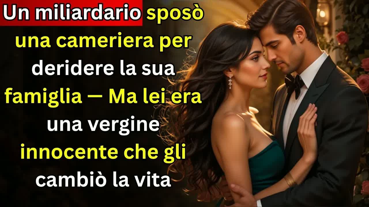 Un miliardario sposò una cameriera per deridere la sua famiglia — Lei era una vergine che cambiò