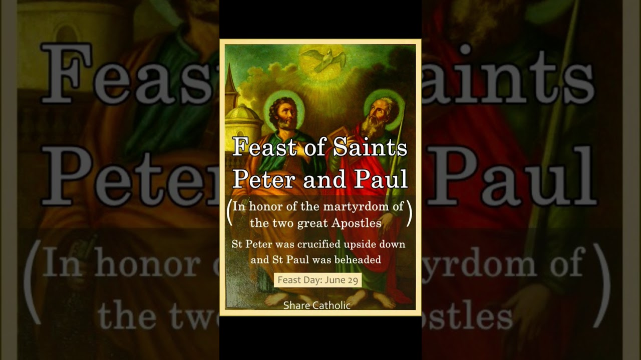 Happy Feast of St Peter & St Paul | #jesuslovesyou #peace #love #penthacosth #hallelujah