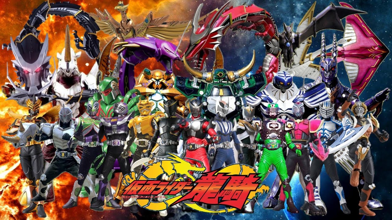 Kamen Rider Ryuki - All Riders Henshin Forms Advent Cards Legend Powers & Finisher / Final Vent