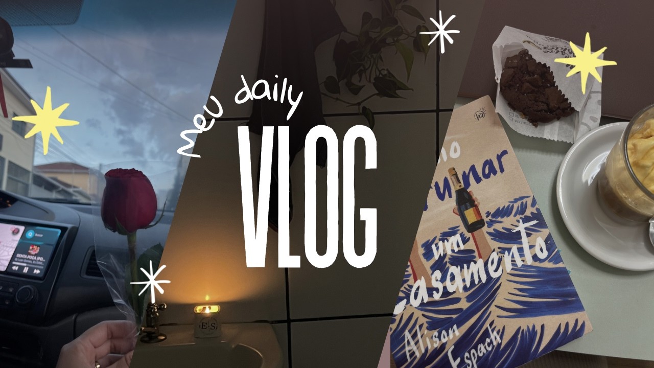 DAILY VLOG |  Dia tranquilo, receita de bolo, Yoga e Leituras 🧘🏽‍♀️📚✨