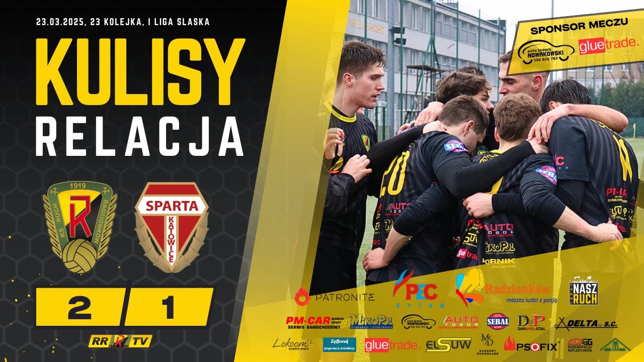 23 kolejka: Ruch Radzionków - Sparta Katowice [2024/25]