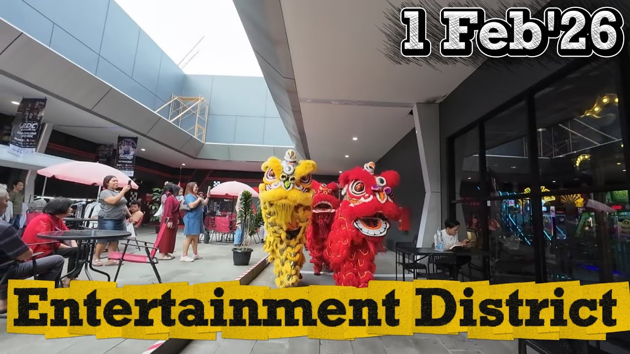 Barongsai Performance at Entertainment District PIK2 | 1Feb26 #barongsai #imlek2026