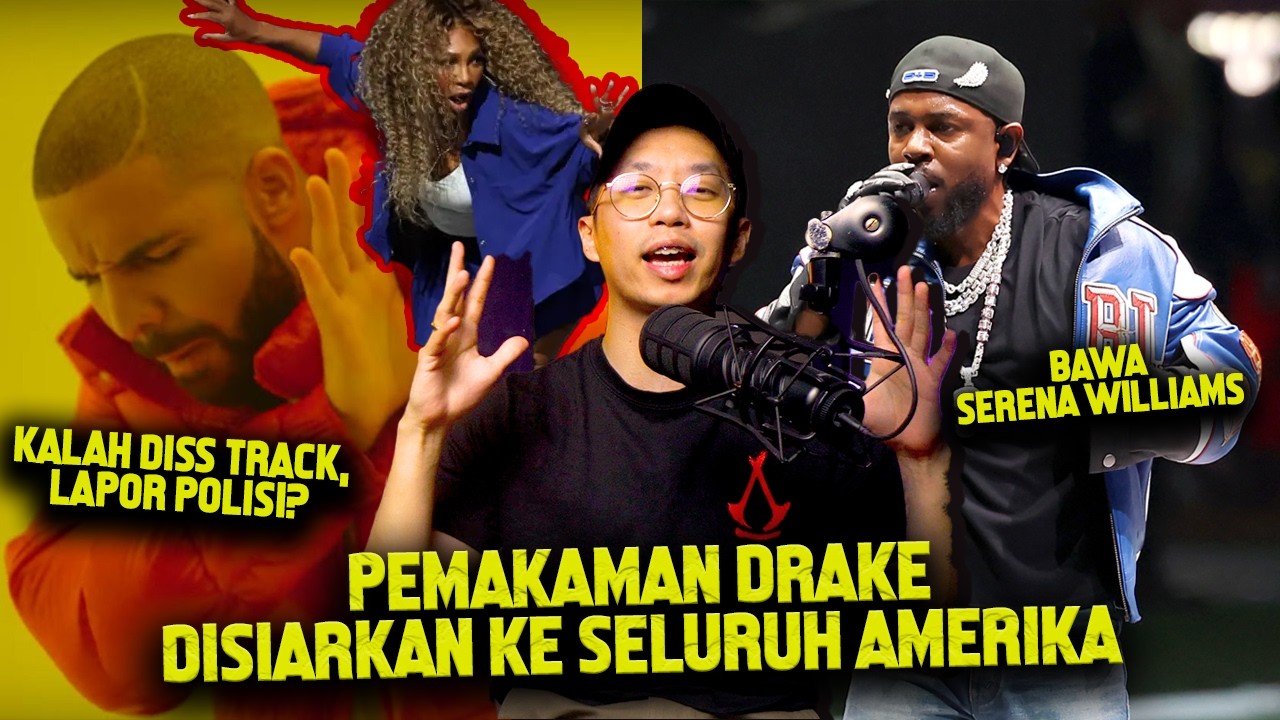 DRAKE VS KENDRICK YANG DIBAWA SAMPAI KE SUPERBOWL HALFTIME SHOW, SELESAI TUH DRAKE??