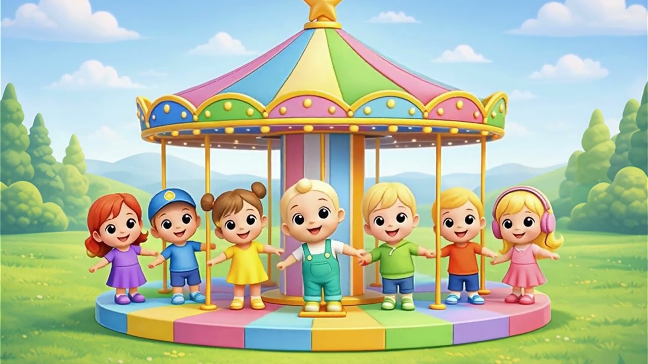 DNI TYGODNIA – KARUZELA 🎠 | WESOŁA PIOSENKA DLA DZIECI