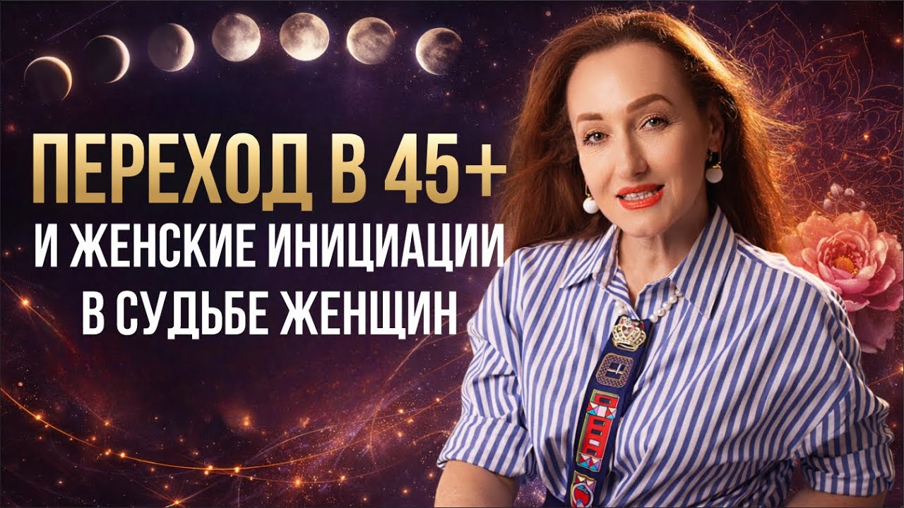 Переход в 45+ и женские инициации в судьбе женщины