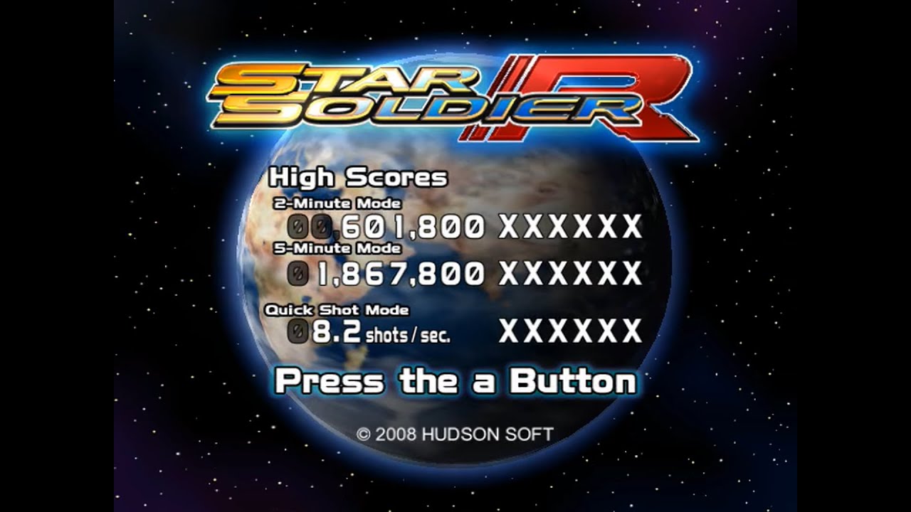 Wii Longplay [025] Star Soldier R (US)