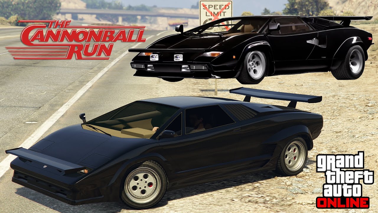GTA 5 — Movie Build — CANNONBALL RUN Countach — Pegassi Torero Customization
