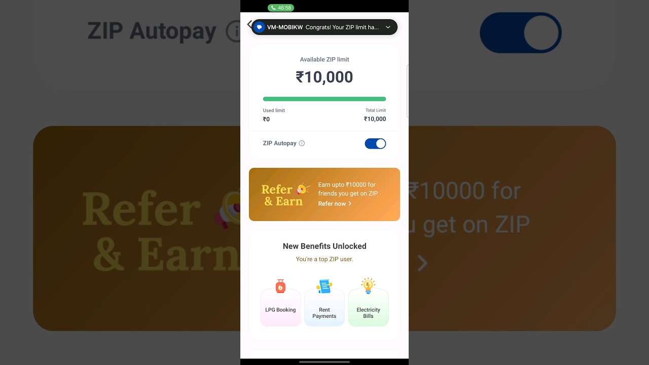 Mobikwik ZIP pay later ki limit kaise badhaye #mobikwikloan