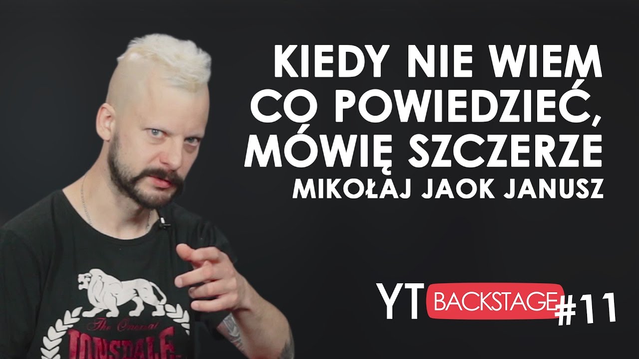 Mikołajk Jaok Janusz (PYTA.PL) | YT BACKSTAGE #11