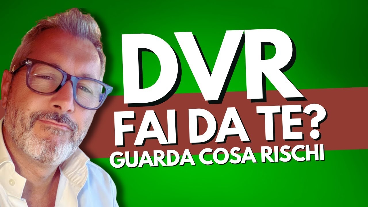 😱 Hai fatto il DVR da solo? Ecco perché potresti finire nei guai… ⚠️ #sicurezzasullavoro, #dvr