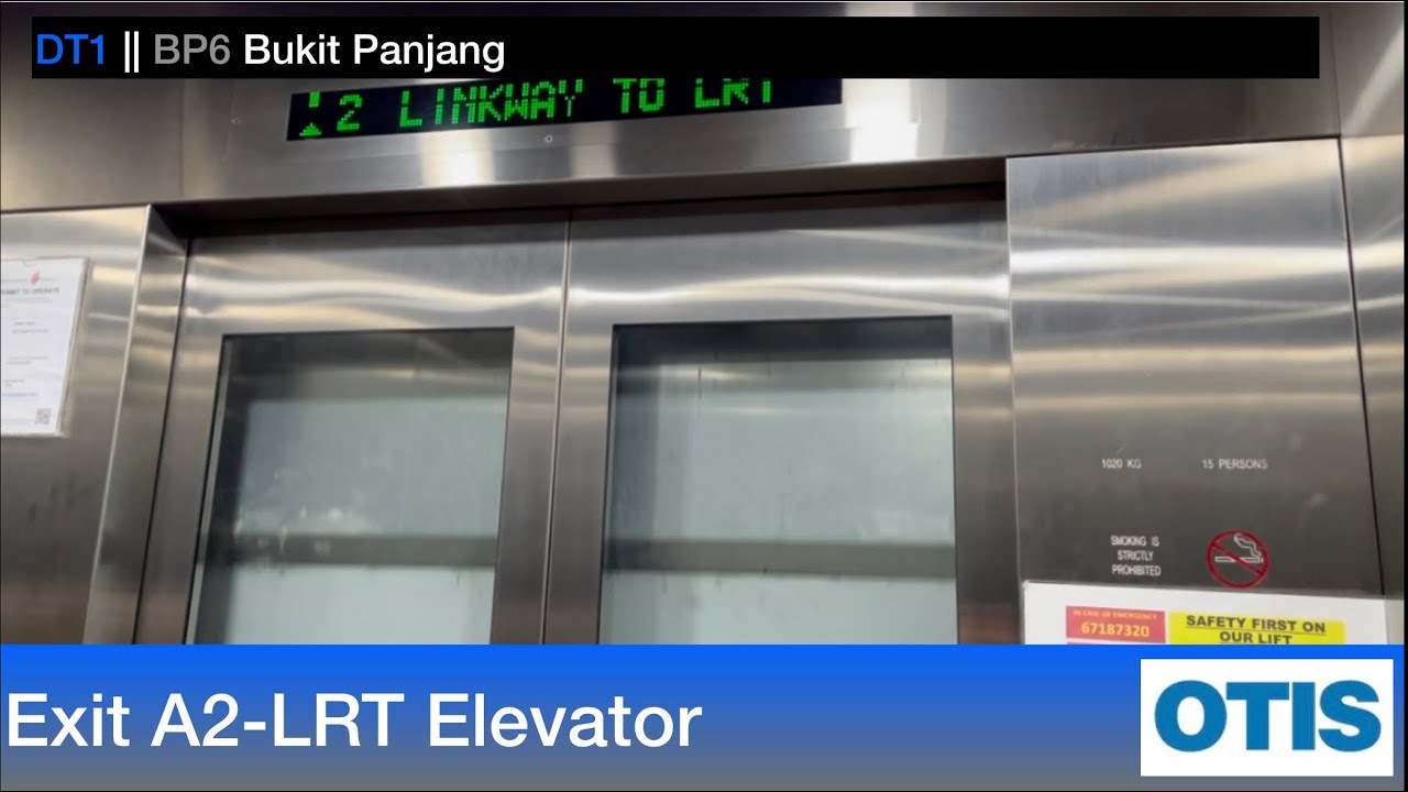 Bukit Panjang MRT/LRT Station || Otis Elevator (Exit A2-LRT)