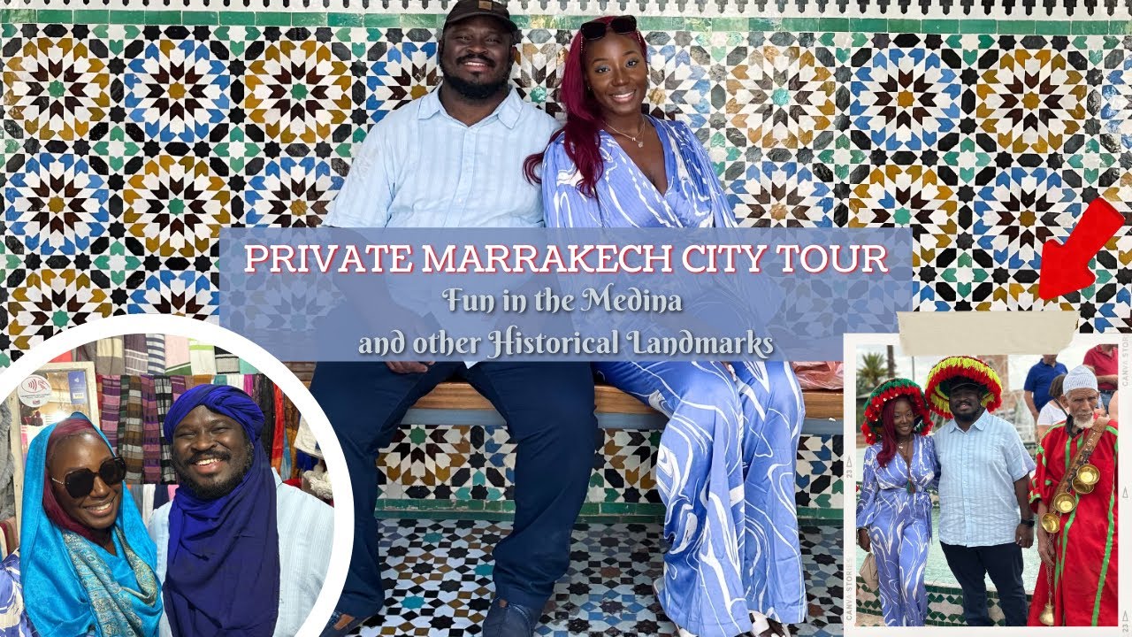 Marrakech City Tour 🇲🇦 Evil Monkey 🐒, Tuktuk ride through the Souks, Tea,  Tattoos, and more! 🤪
