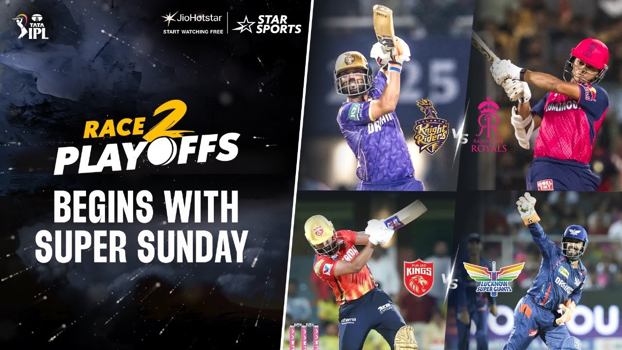#IPLRace2Playoffs | 4 Spots. 8 Teams. One Epic Race. Who will make it to Top 4? | #IPLonJioStar