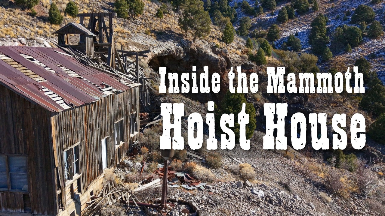 Abandoned Utah Hoist House: Inside a 1800s Mining Time Capsule (Drone Tour)