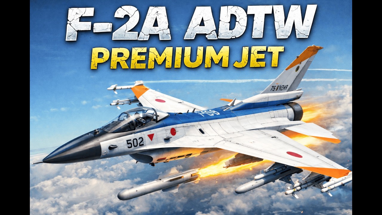 This PREMIUM F-2A ADTW is a MONSTER 🚀 | War Thunder