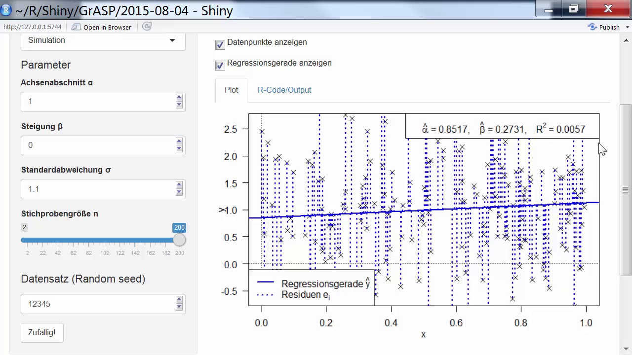 Ökonometrie Teil 03.3-5: Multiple Regression - Anpassungsgüte, Interpretation, Implementierung in R