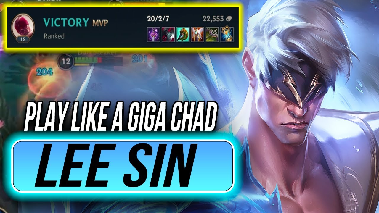 WILD RIFT THE LEE SIN SHE TELLS YOU NOT TO WORRY ABOUT (GIGA CHAD LEE SIN 20 KILLS)
