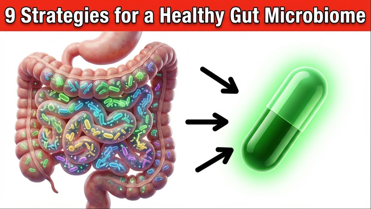 9 STRATEIES FOR A HEALTHY GUT MICROBIOME