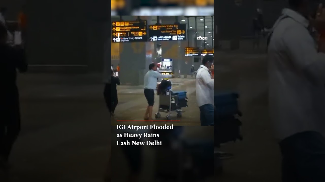 IGI Airport Waterlogged as Heavy Rains Lash New Delhi | N18 G
