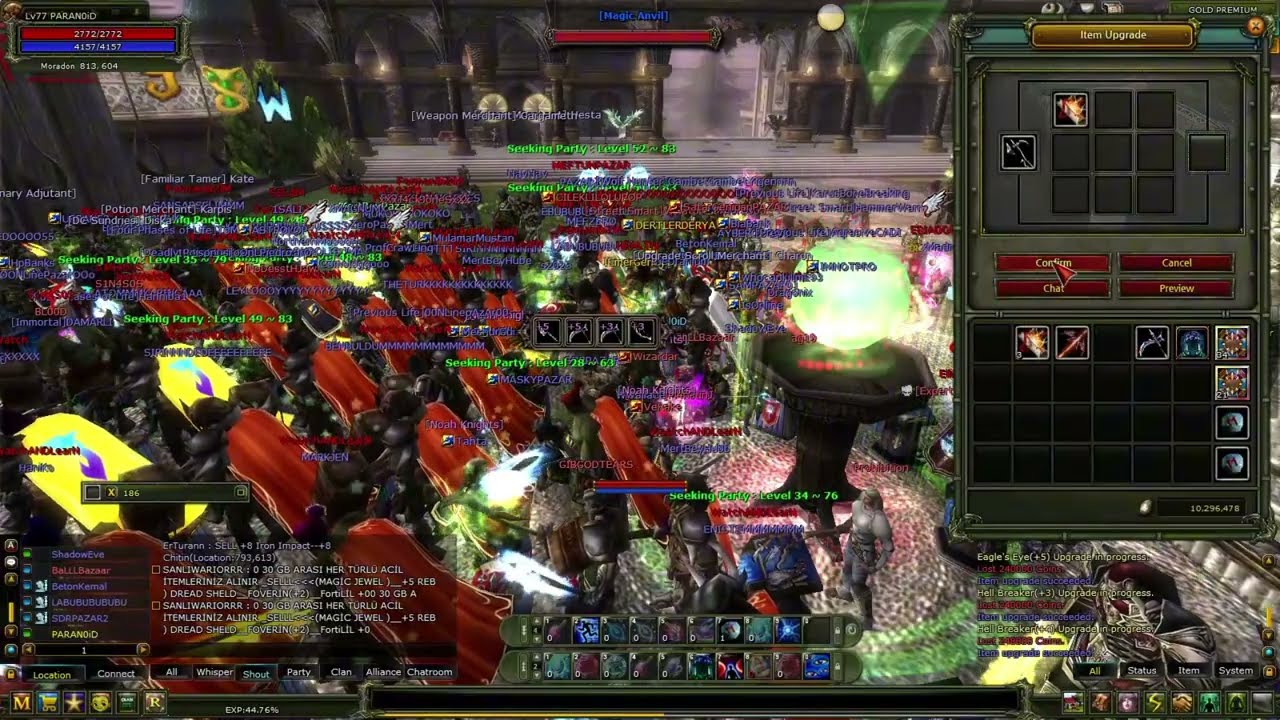 ZERO item basmayı öğrennn adamın canını sıkmayın :) iyi zileyin #knightonline #riseonline
