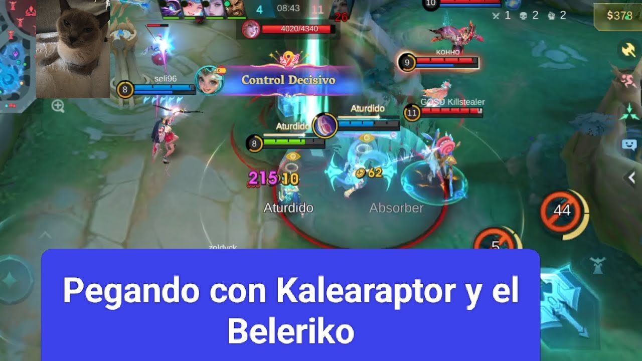 Mobile Legends: Kalea y Belerik saliendo de epico