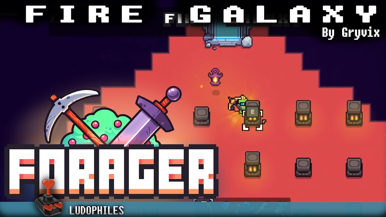 Forager Fire Galaxy Playthrough / Walkthrough (no commentary)