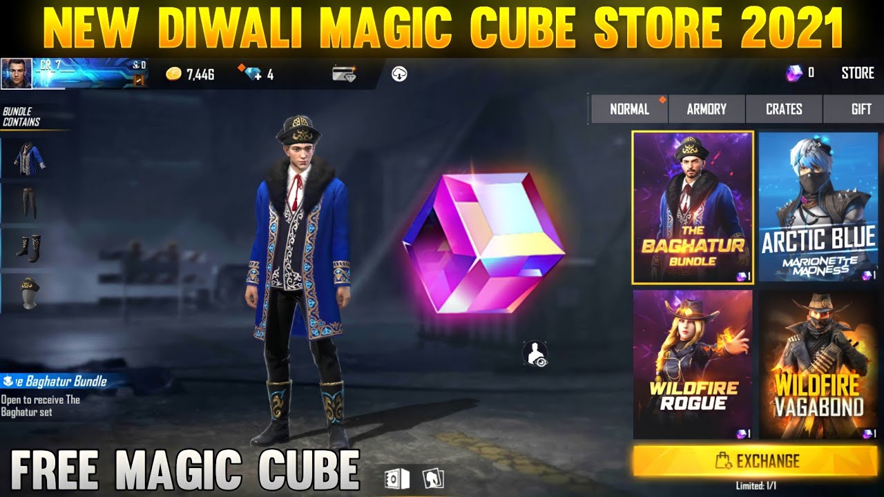 ALL MAGIC CUBE BUNDLE'S RETURN ON DIWALI | FREE MAGIC CUBE ON DIWALI  | DIWALI EVENT FREE FIRE 2021
