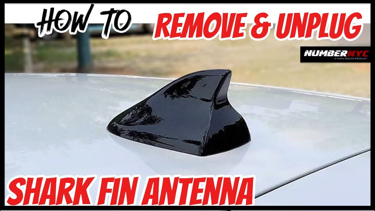 How to Remove & Unplug your Shark Fin Antenna