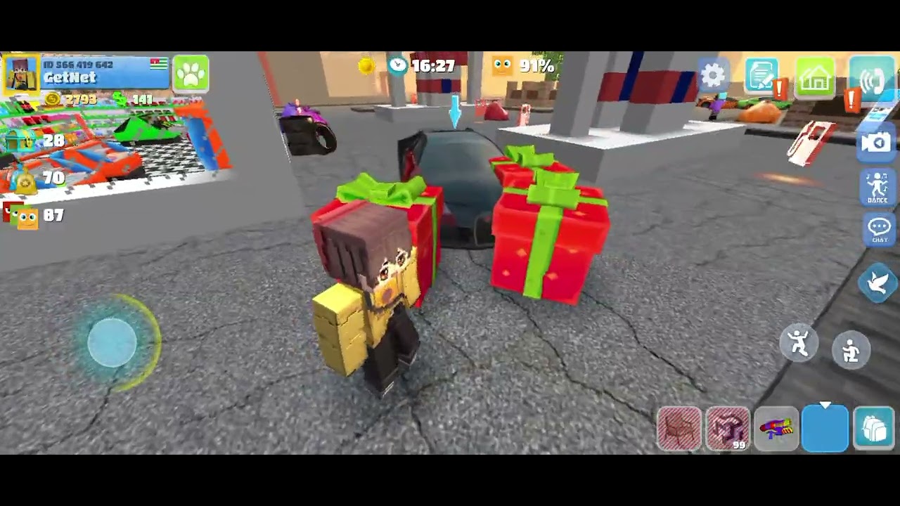 Jogo de boneco de pessoa de carro