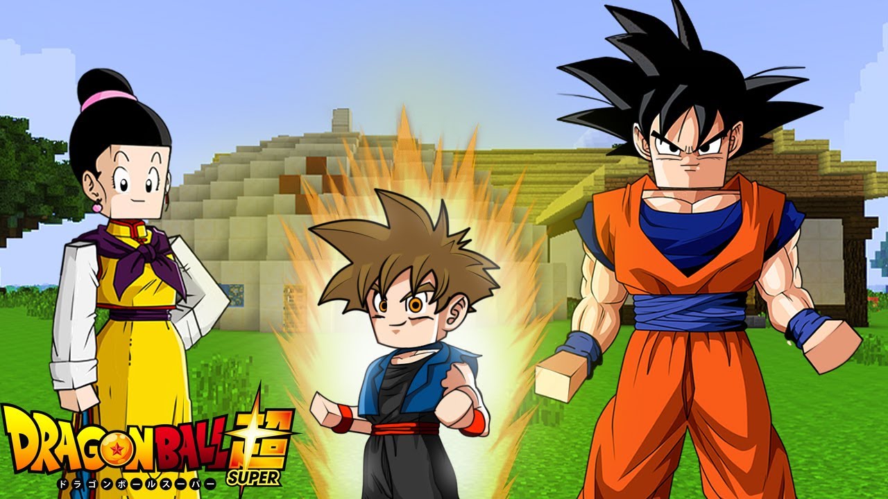 Minecraft - Who's Your Family? O FILHO de GOKU e CHICHI ! DRAGON BALL SUPER